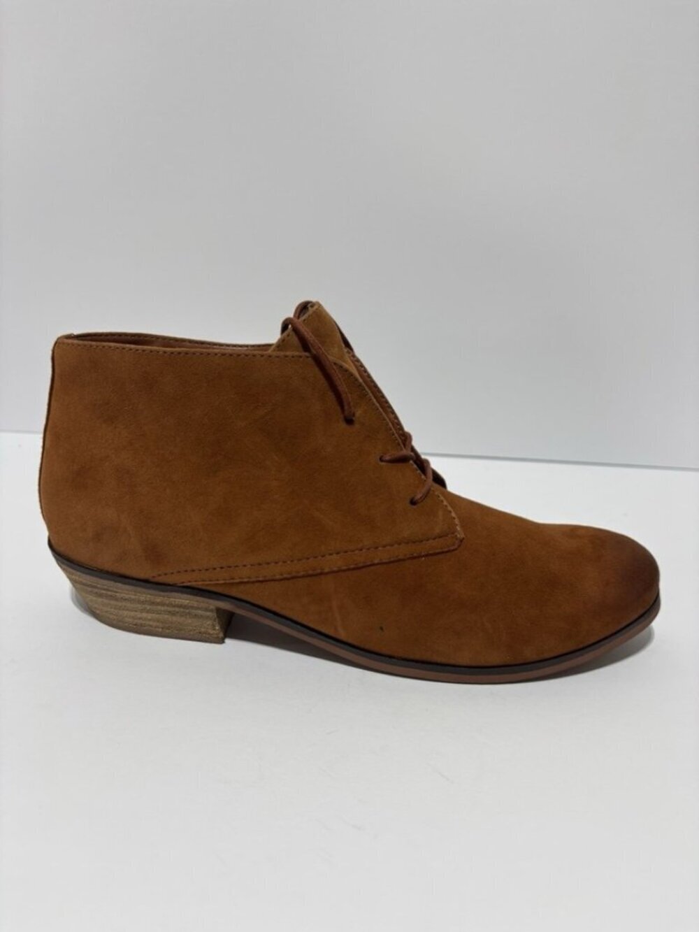 Softwalk Women’s Ramsey Brown Lace Chukka Boots, Size 10 Narrow